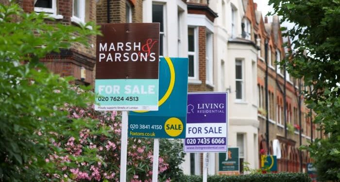 UK house sales rise at fastest pace in three years, data shows
