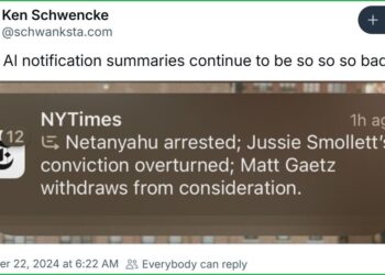 Apple pulled its news AI after it went rogue and started making up stuff