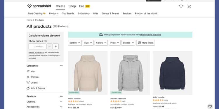 Spreadshop vs Spring: Which is Best for Print on Demand?