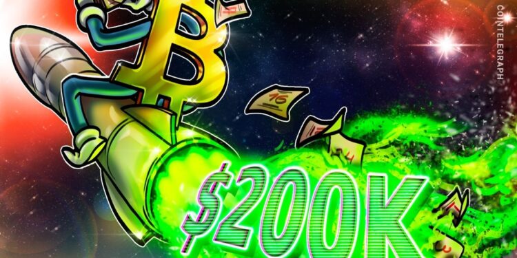 Bitcoin ‘power law’ model forecasts $200K BTC price in 2025