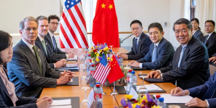 Trump announces U.S.-China trade talks in London next week