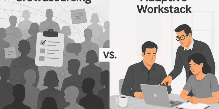 Crowdsourcing vs Adaptive Workstack: Real-World Project Results | by Greystack Technologies | Jun, 2025