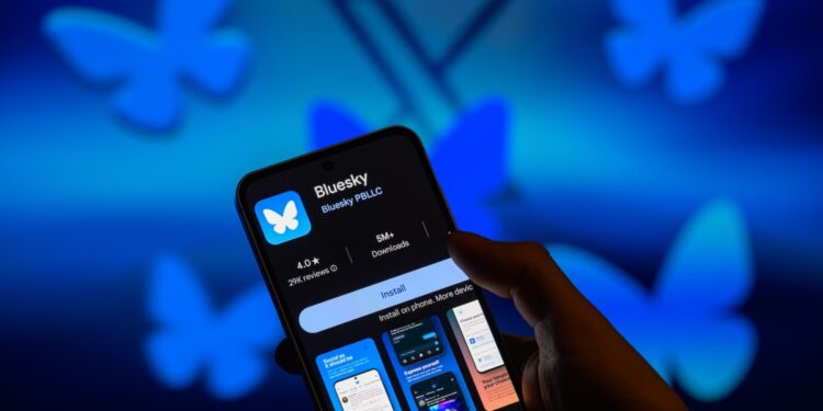 Left-leaning influencers embrace Bluesky without abandoning X, Pew says