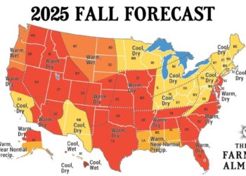 Carmel, IN Homeowners Can Expect a Cool and Dry Fall, Says The Old Farmer’s Almanac