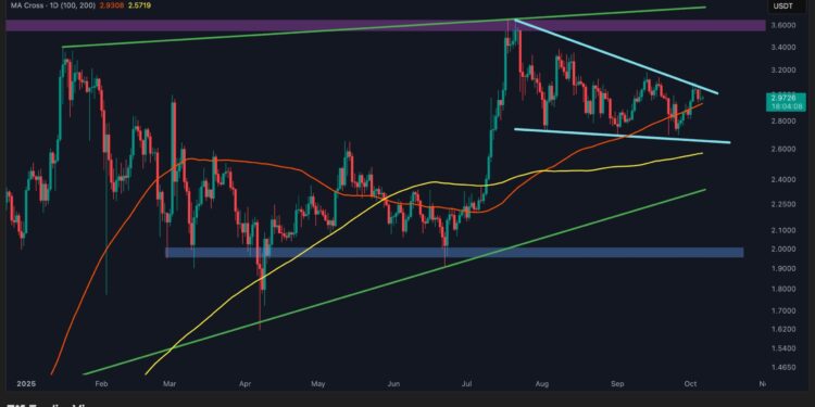 is XRP Due for a Correction Below $3?