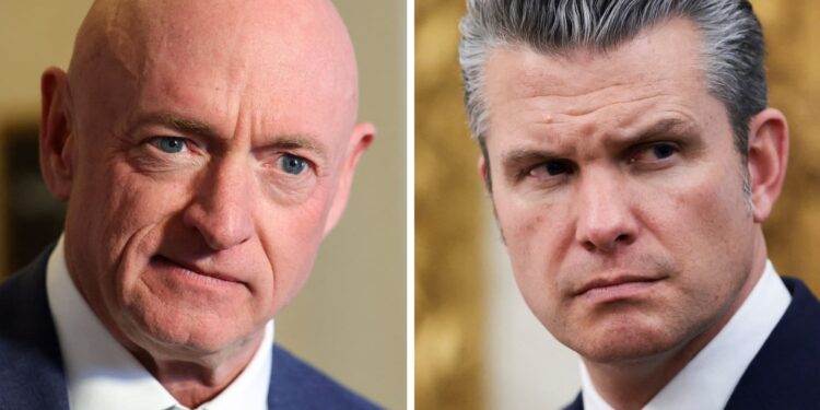 Sen. Kelly sues DOD Sec. Hegseth, says he was punished for ‘disfavored political speech’