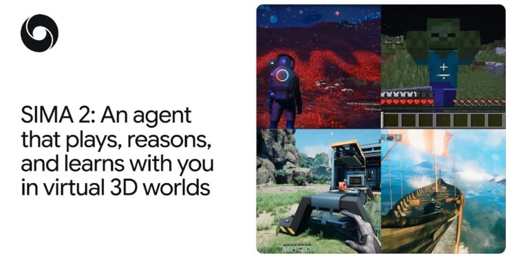 SIMA 2: A Gemini-Powered AI Agent for 3D Virtual Worlds
