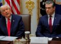Trump meets with defense CEOs, Pete Hegseth