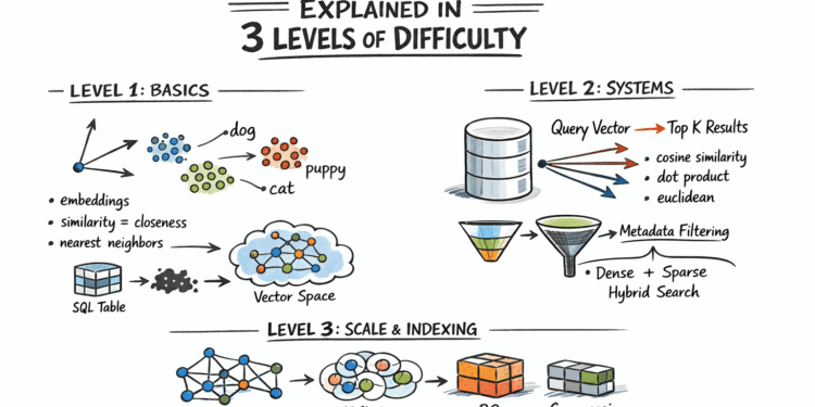 Vector Databases Explained in 3 Levels of Difficulty
