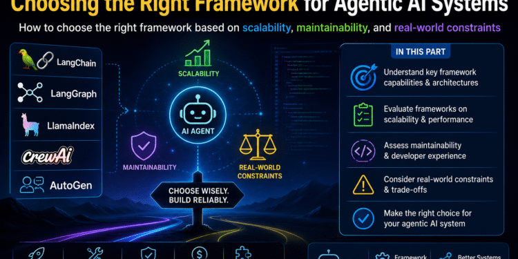 Building AI Agents Part 3C: Choosing the Right Framework for Agentic AI Systems
