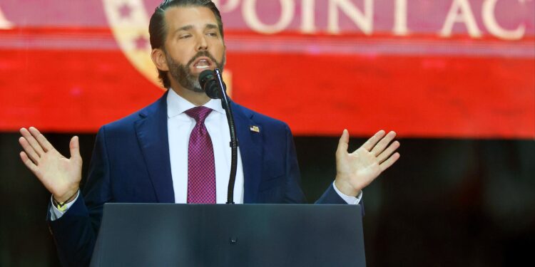 Donald Trump Jr’s VC firm touts ‘patriotic capitalism’ in investment push