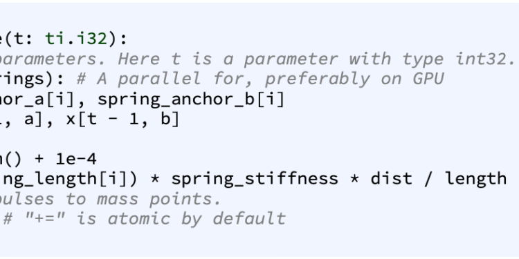 Paper Insights: DIFFTAICHI: DIFFERENTIABLE PROGRAMMING FOR PHYSICAL SIMULATION