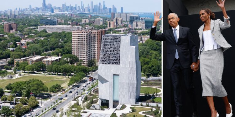 ‘Audaciously Brutalist’ Obama Presidential Center Opens in Chicago