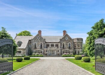 $13.5 Million Stone Manor Brings Old-World Castle Charm to Greenwich