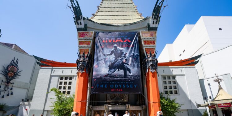 ‘The Odyssey’ fuels demand for Imax 70 mm screenings