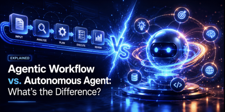 Agentic Workflow vs. Autonomous Agent: What’s the Difference?