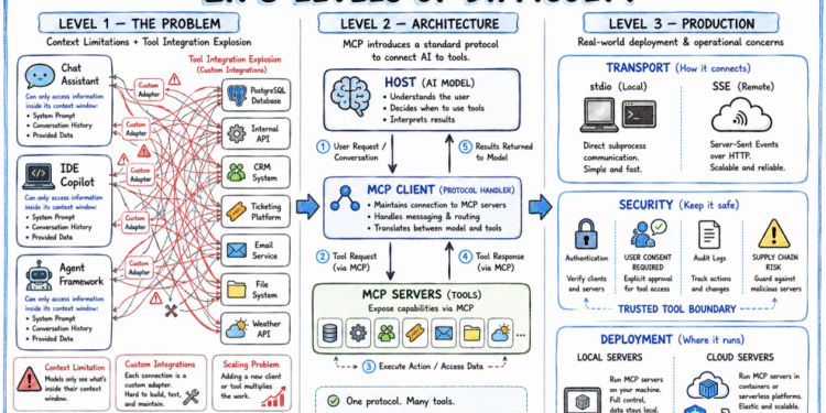 Model Context Protocol Explained in 3 Levels of Difficulty