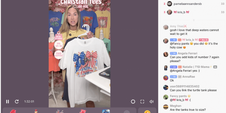 How I Made $40,000 In One Night Selling Print-On-Demand Shirts On TikTok Live