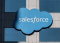 Salesforce stock soars, on track for second-best day ever