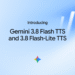 Gemini 3.8 Flash TTS and Gemini 3.8 Flash-Lite TTS