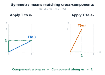 Self-Adjoint Matrices and the Geometry Behind Symmetry