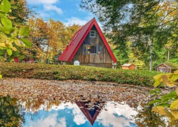 $399K Vermont A-Frame Comes Fully Furnished