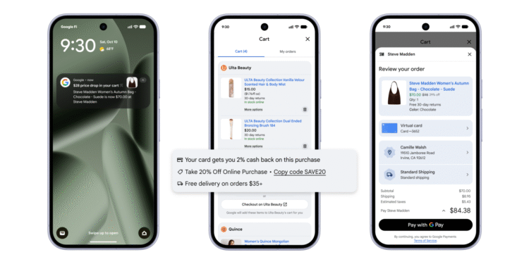 Google launches Universal Cart for purchases across retailers
